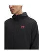 Veste zip à capuche Homme UA VIBE WOVEN JACKET Noir