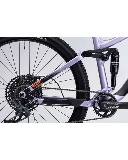 VTT tout suspendu Enfant RIOT YOUTH PRO Violet/Noir