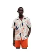 Chemise Homme Linen Resort Prt Ss