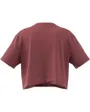 Tee shirt crop Femme W STDIO CROP T Bordeaux