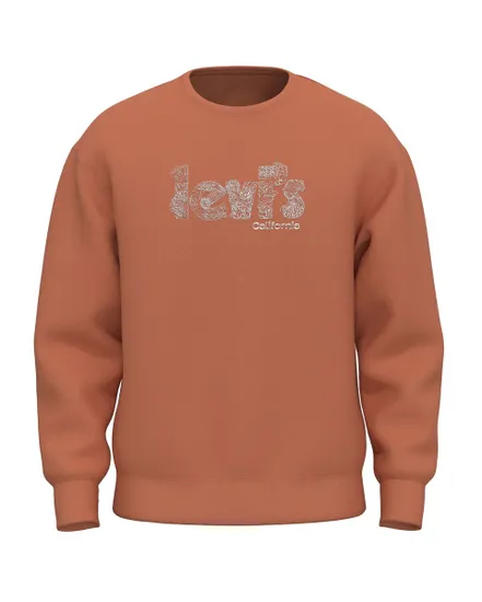 Sweatshirt Homme RELAXD GRAPHIC CREW Orange