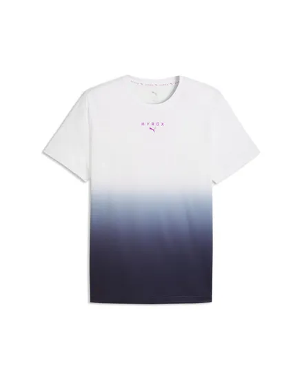 T-shirt Homme M PUMA X HYROX POLY GRAPHIC TEE Blanc