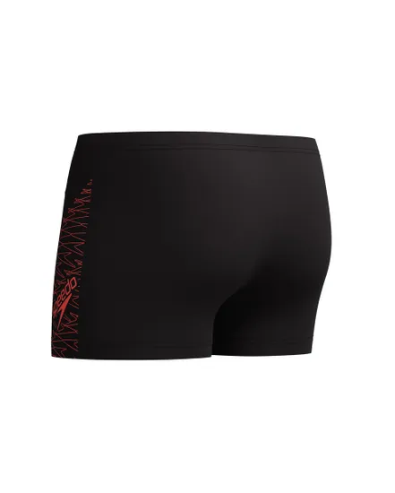 Short de bain Homme ECO MEDLEY LOGO AQSH BLA/ORA Noir