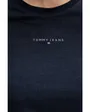 T-shirt col rond Femme REG LINEAR SS TEE Bleu Marine
