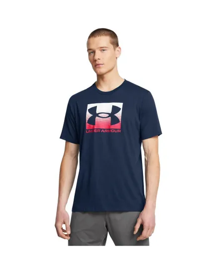T-shirt Homme UA M BOXED SPORTS UPDATED SS Bleu