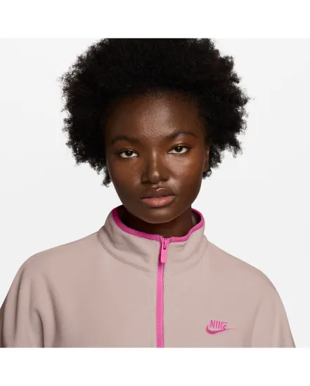 Veste zip Femme W NSW CLUB FLC LSE CZY TRK JKT Rose