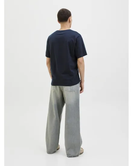 T-shirt Homme JJELOGO TEE SS O-NECK 2 COL AW25 SN Bleu