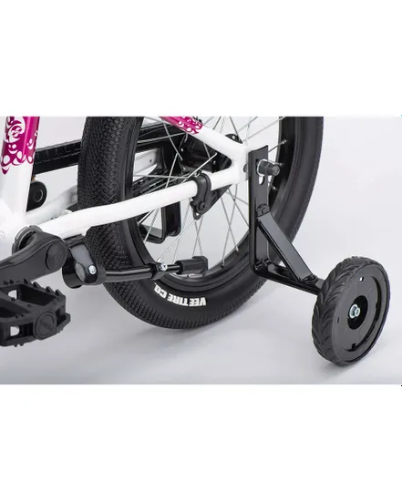 Vélo Enfant POWERKID 16 Blanc/Magenta