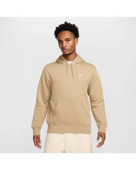 Sweat à capuche Homme M NK CLUB BB PO HOODIE Beige