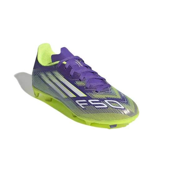 Crampons de football Enfant F50 LEAGUE FG/MG J Violet