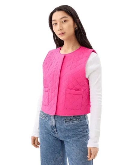 Gilet Court Femme Pcsaria Short Quilt Vest