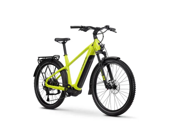 Vélo électrique trekking Homme TREKKING 5 HIGH Jaune Citron/Noir