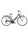 Vélo urbain Femme STREETLAND 3X7V REVO Noir Mat