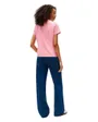 T-shirt col rond Femme REG LINEAR SS TEE Rose