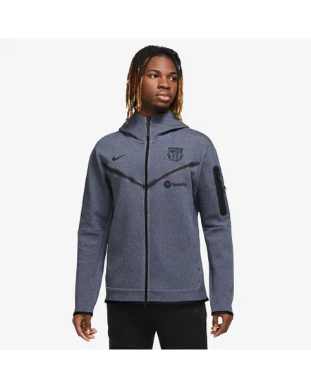 Veste à capuche Homme FCB MNSW TCHFLCHOODIE FZWR 3R Gris