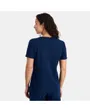 T-Shirt Femme ESS TEE SS COL V N1 W Bleu
