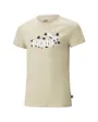 T-shirt manches courtes Enfant G ESS+ ANIML TEE Beige