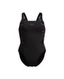 Maillot de bain Femme ECO+ H-BOOM SPLICE MUSCLEB BLA/ORA Noir