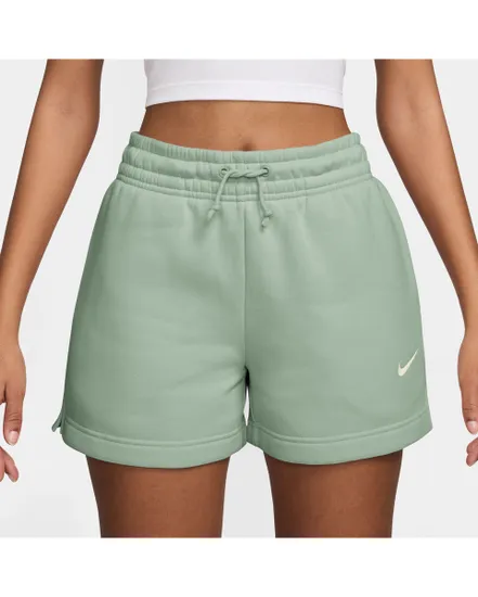 Short Femme W NSW PHNX FLC MR STD 4IN SHRT Vert