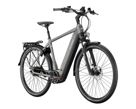 Vélo électrique trekking Homme TRESALO 17 DIAMOND Gris