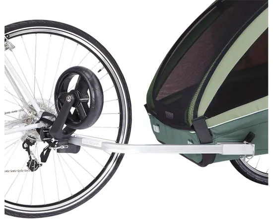 Remorque pour enfant 2 places COASTER XT Vert