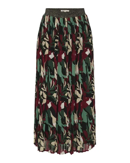 Jupe longue Femme ONLGABRI FR PLISSE MIDI SKIRT WVN CS Noir