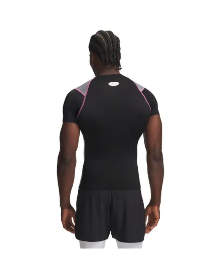T-shirt Homme UA HG ELITE COMP SS Noir