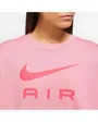 T-shirt manches courtes Femme W NSW TEE AIR BF Rose