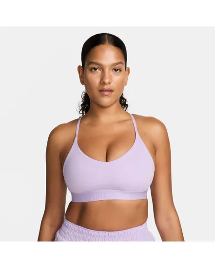 Brassière Femme W NK DF INDY LGT SPT BRA Violet