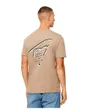 T-shirt col rond Homme REG SIGN CITY TEE EXT Taupe