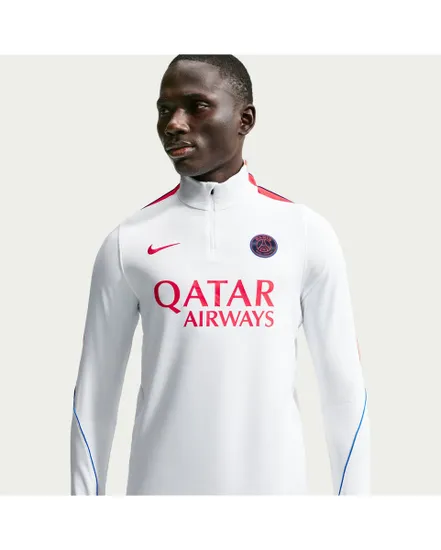 T-shirt manches longues Homme PSG M NK DF STRK DRILL TOP K Blanc