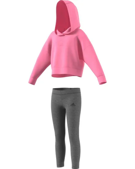 Survetement Enfant LG HOOD FL TS Rose