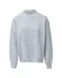 Pull Femme Lurex Boutons Épaule