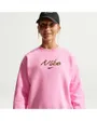 Sweat Enfant G NSW STDIO FLC OVRSZD CRW AOP Rose