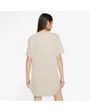 Robe Femme W NSW ESSNTL SS DRESS TSHRT Beige