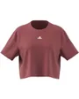 Tee shirt crop Femme W STDIO CROP T Bordeaux