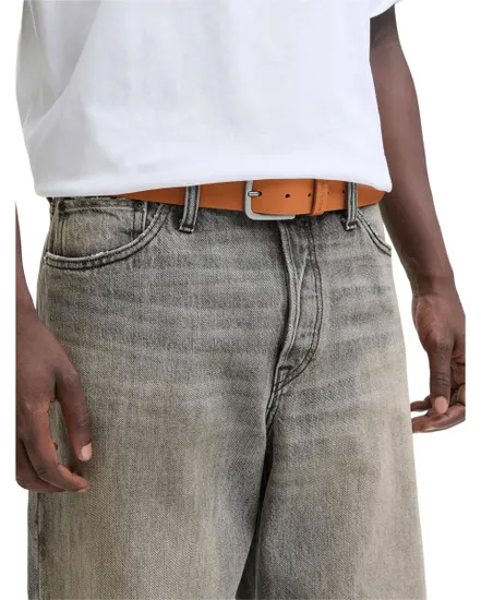 Ceinture Homme JACPIMP Cuir Cognac