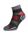 2 paires de chaussettes Unisexe TRAVEL gris et rouge