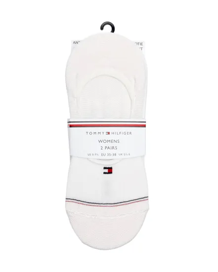 Lot de 2 paires de chaussettes Femme FOOTIE MC 2P SHINE Blanc