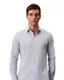Chemise Homme LS SOLID STRETCH SLIM SHIRT Brume Niagara