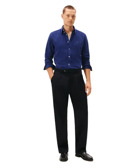 Surchemise Homme CORDUROY PRINTED SHIRT Bleu Marine