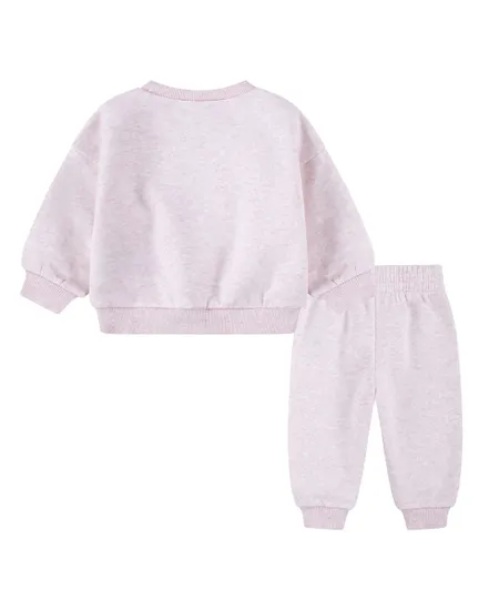 Survêtement Bébé ESSENTIAL FLEECE CREW SET Rose