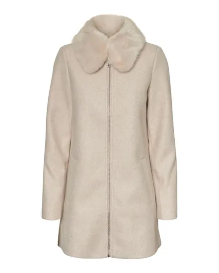 Manteau Femme VMMOLLYMY JACKET BOOS Blanc