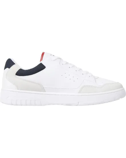 Chaussures Homme TH BASKET CORE LTH M Blanc