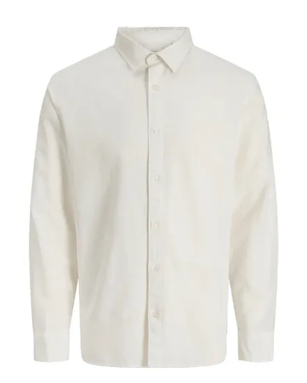 Chemise Homme JJEBREEZE Linen Blend Shirt L/S SN