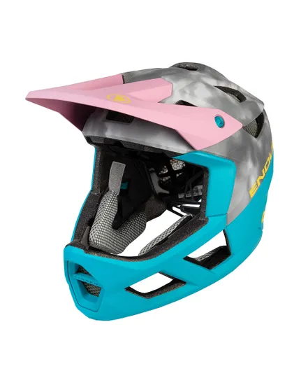 Casque VTT intégral Homme MT500 MIPS Gris/Bleu/Rose