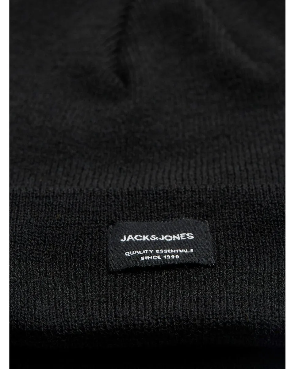 Jack & Jones 12092815 - Bonnet - Homme, Noir (Black), taille