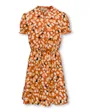 KOGLIZZY S/S TIE STRING DRESS AOP CS