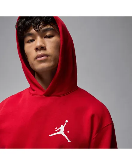 Sweat à capuche Homme M J JUMPMAN FLC PO Rouge