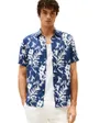 Chemise Homme Lin Tropical Print
